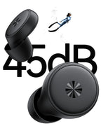Ear Plugs for Sleeping Noise Cancelling, 45db Ear Plugs For Noise Reduction with 8 Eartips, Reusable Noise Cancelling Ear Plugs