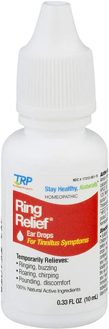 Ring Relief Homeopathic Ear Drops - 0.33 OZ, Pack of 3