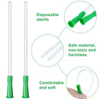 Nuanchu 150 Pieces PVC Replacement Tubings Supplies Tubes Kit Clear Replacements Hose with Flexible Rounded End for Smooth Inser
