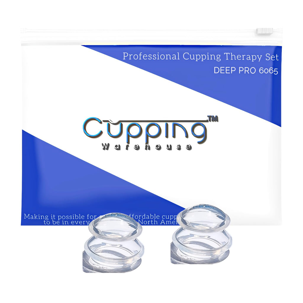 Cupping Warehouse Advanced Supreme 2 Small DEEP PRO 6065 Professional Cupping Therapy Set- Myofascial Cupping Set- Professional 