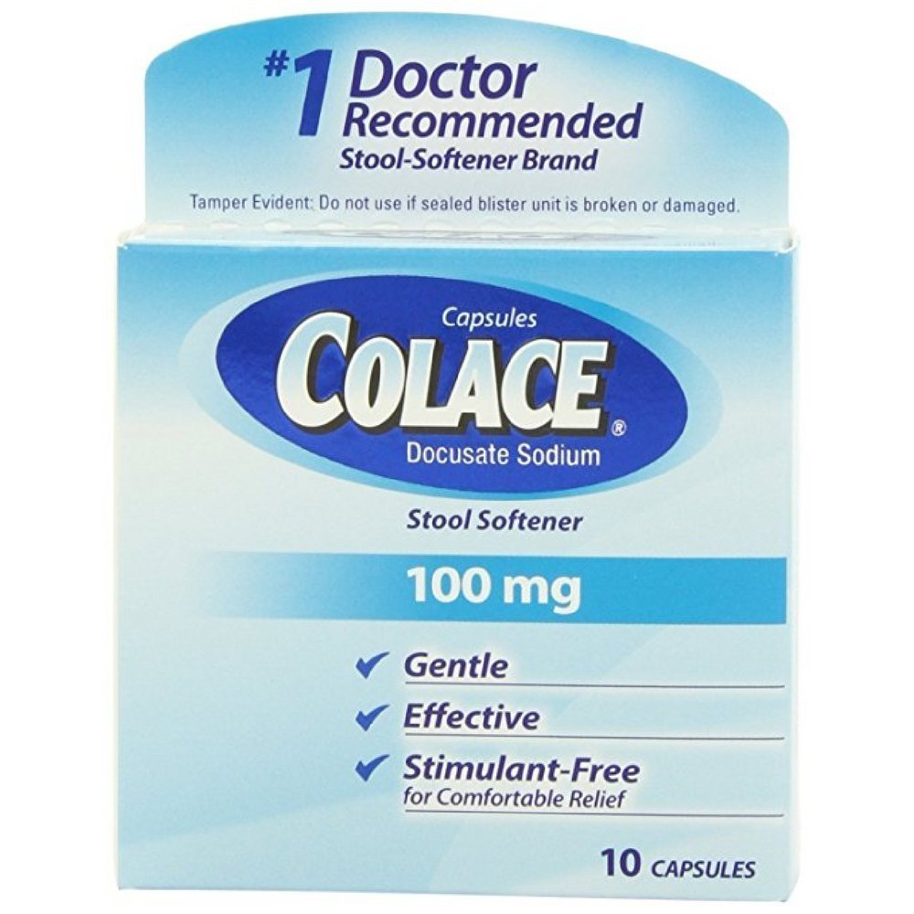 COLACE CAPS 100 MG 10ct (6 Pack)