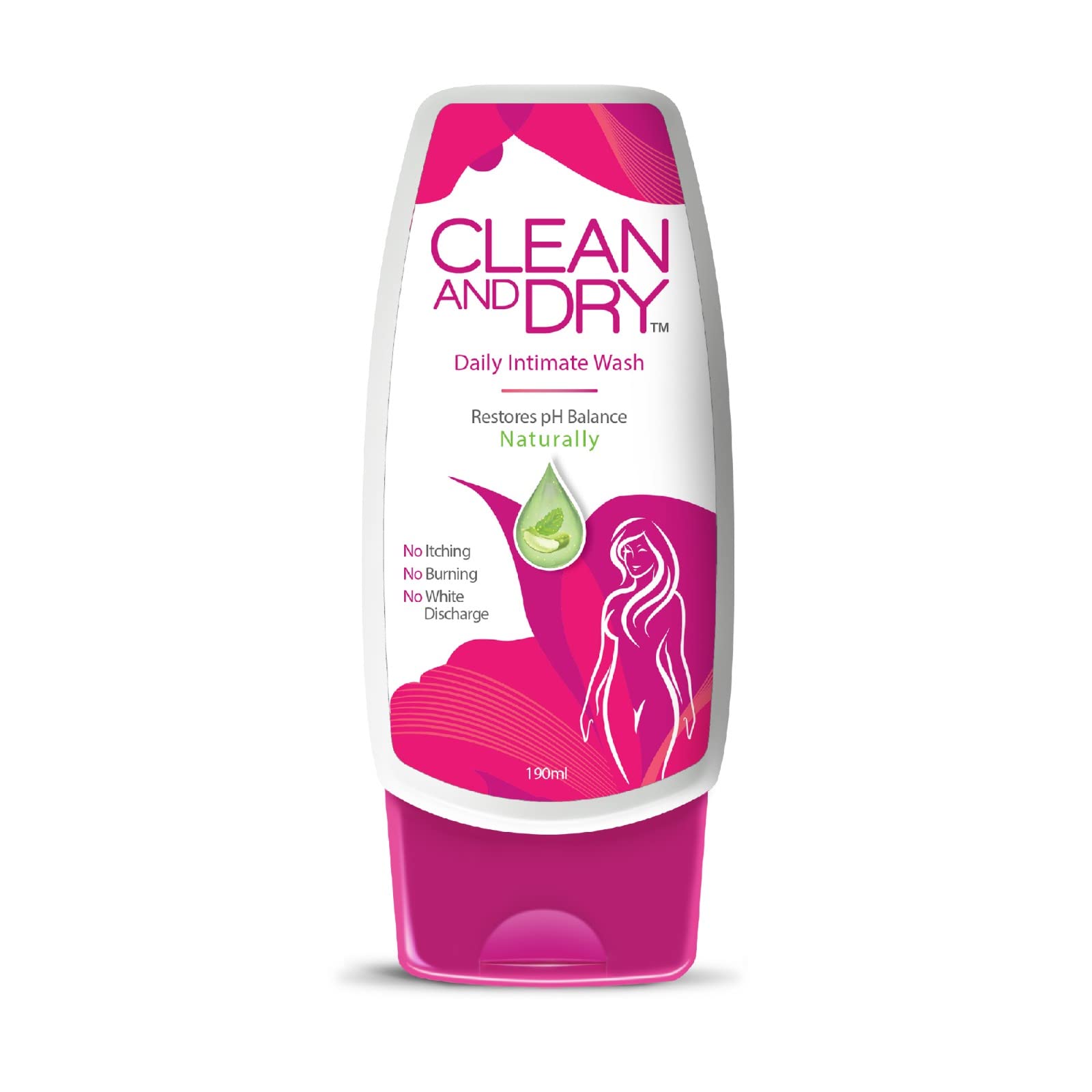 Clean & Dry| Daily Intimate Wash| Hygiene Wash For Women, Vaginal Wash | Prevents Infections | No Itching, Burning, White Discha