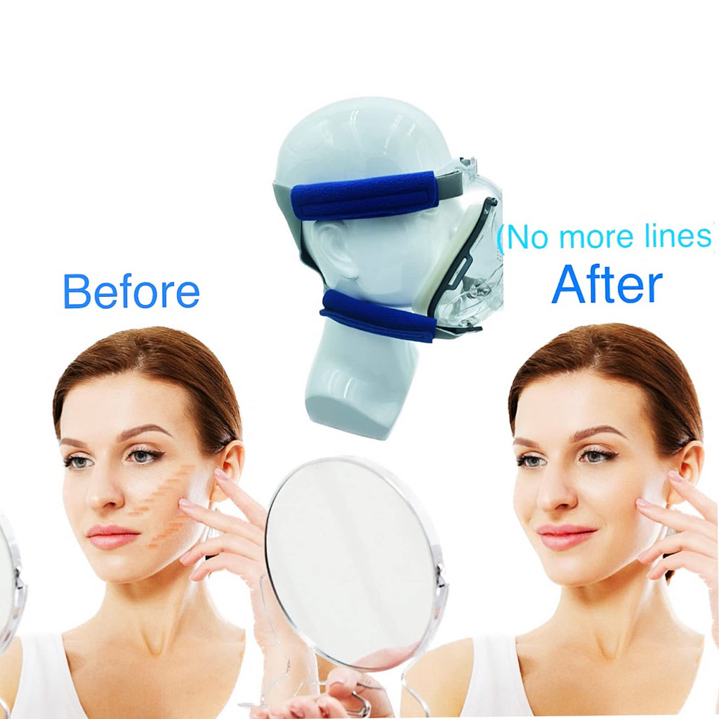 CPAP Strap Covers CPAP Strap Comfort Pads CPAP Strap Cushions CPAP Headgear Covers Compatible with Most CPAP Strap to Reduce Dis