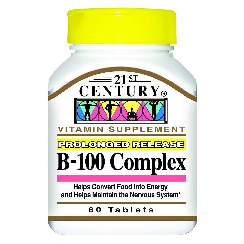 21st Century Vitamin B-100 Complex 60 Count (2 Pack)