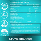 Holistic MD Stone Breaker Chanca Piedra 1,500mg Gummies Kidney Stones Cleanse Gallbladder Formula | Plus Cranberry Extract Might