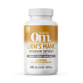 OM Mushroom Superfood Lions Mane Mushroom Capsules Superfood Supplement, 90 Count, 30 Day Supply, Fruit Body and Mycelium Nootr