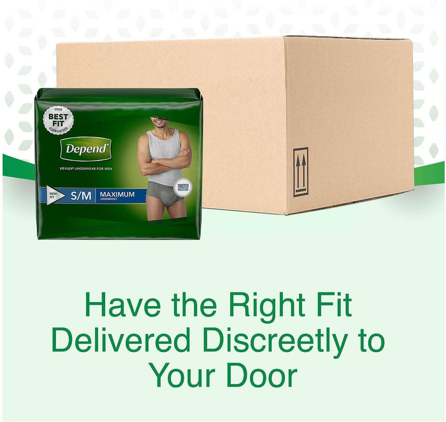 Depend Fit-Flex Underwear for Men (Small/Medium)