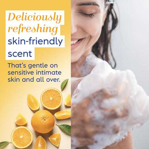 Vagisil Feminine Wash for Intimate Area Hygiene, Scentsitive Scents, pH Balanced and Gynecologist Tested, Citrus Paradise, 12 oz