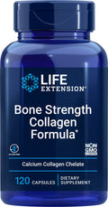 Life Extension Bone Strength Collagen Formula, Calcium Collagen chelate, Calcium fructoborate, Vitamin D3, Magnesium Citrate, Si