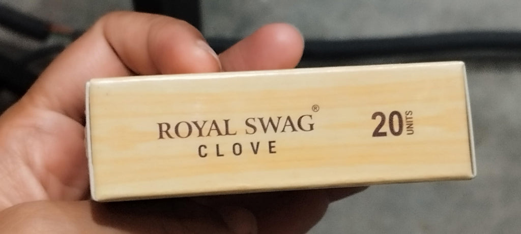 ROYAL SWAG Ayurvedic & Herbal Long Filtered Bidi Smoke (Pack of 3 X 20 Bidi Sticks Per Pack) with 12 ml Shot to Stop Nicotine Cr