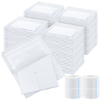 Timgle 400 Pcs 4 x 4 Split Gauze Pads 6 Ply Split Drain Sponge Gauze Non Woven Slit Bandage Sponges with Tape for Wound Care Tub