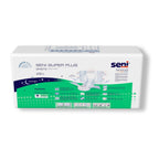 Seni Super Plus Adult Incontinence Brief M Heavy Absorbency Breathable/Overnight, S-ME25-BP1, Severe, 50 Ct