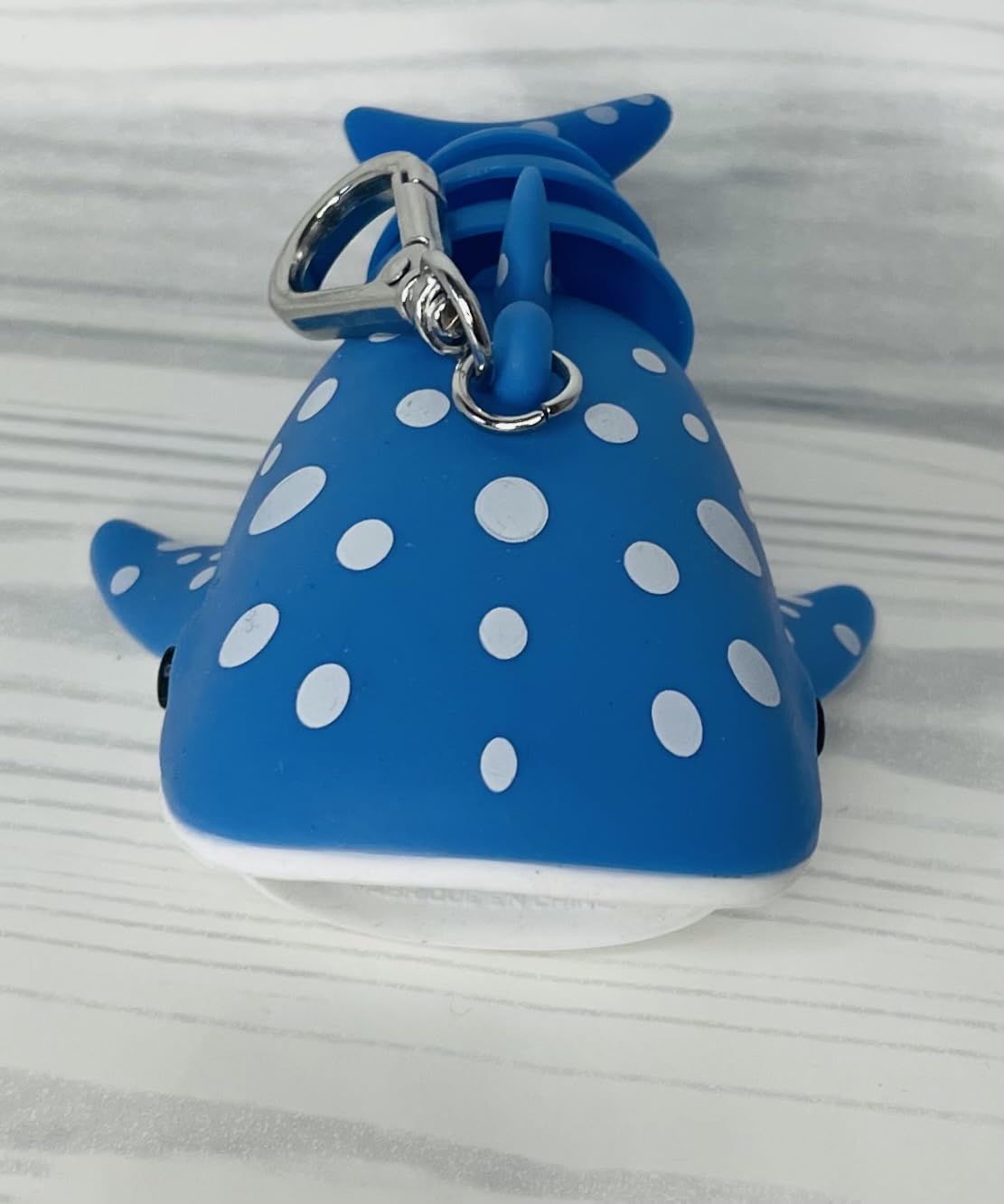 Bath and Body Works Blue and White Shark Pocketbac Hand Sanitzer Holder
