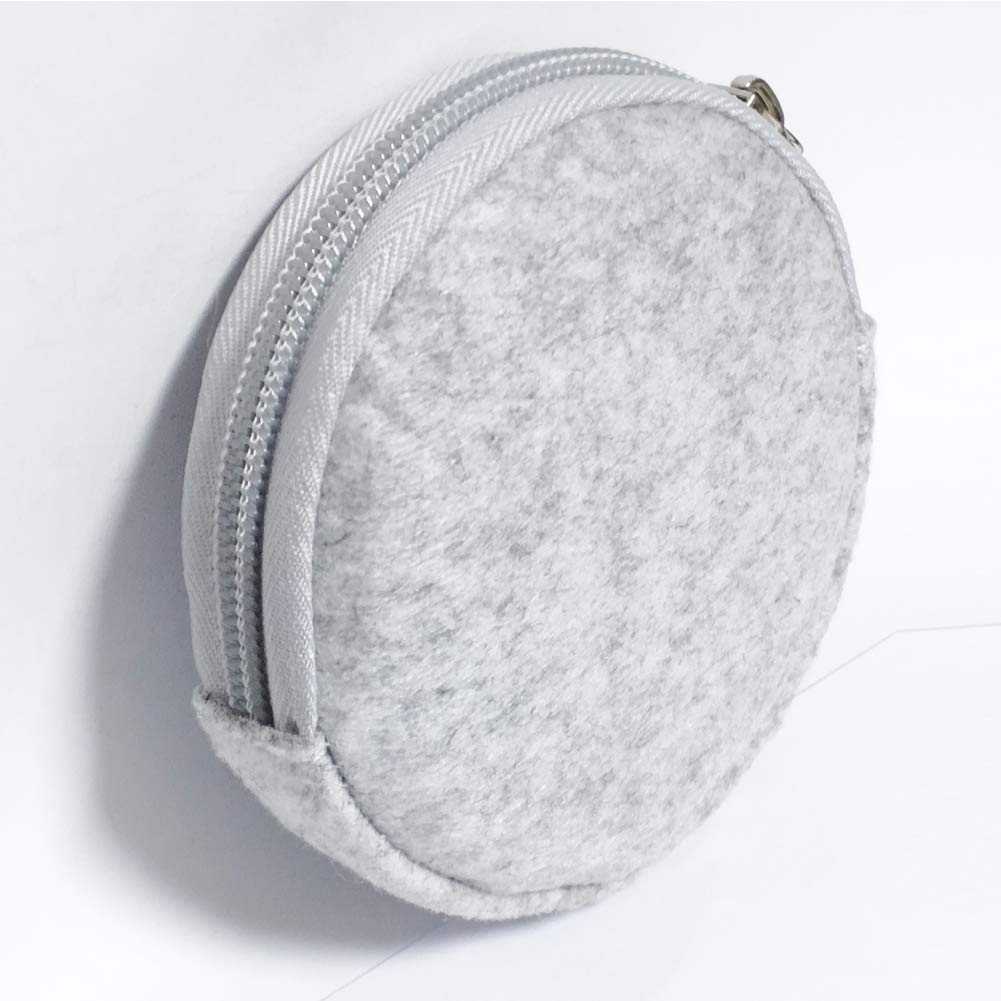 Portable Pill Box Storage Bag Used to Protect The Pill Case Prevent Breakage and Pill Scattering Caused by Falling (Light Grey B