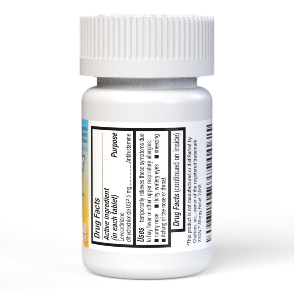 HealthA2Z Allergy Relief | Levocetirizine Dihydrochloride 5mg | 24 Hours | Antihistamine | Relief from Sneezing, Runny Nose, Itc