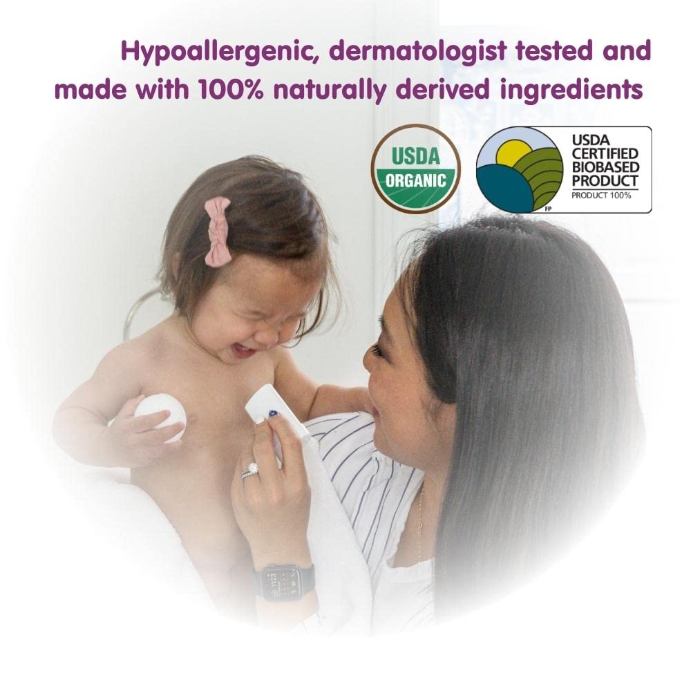 Baby Balm Stick by the Makers of Boogie Wipes, Moisturizes and Soothes from Head to Toe, Hypoallergenic, Naturally Derived, 0.49