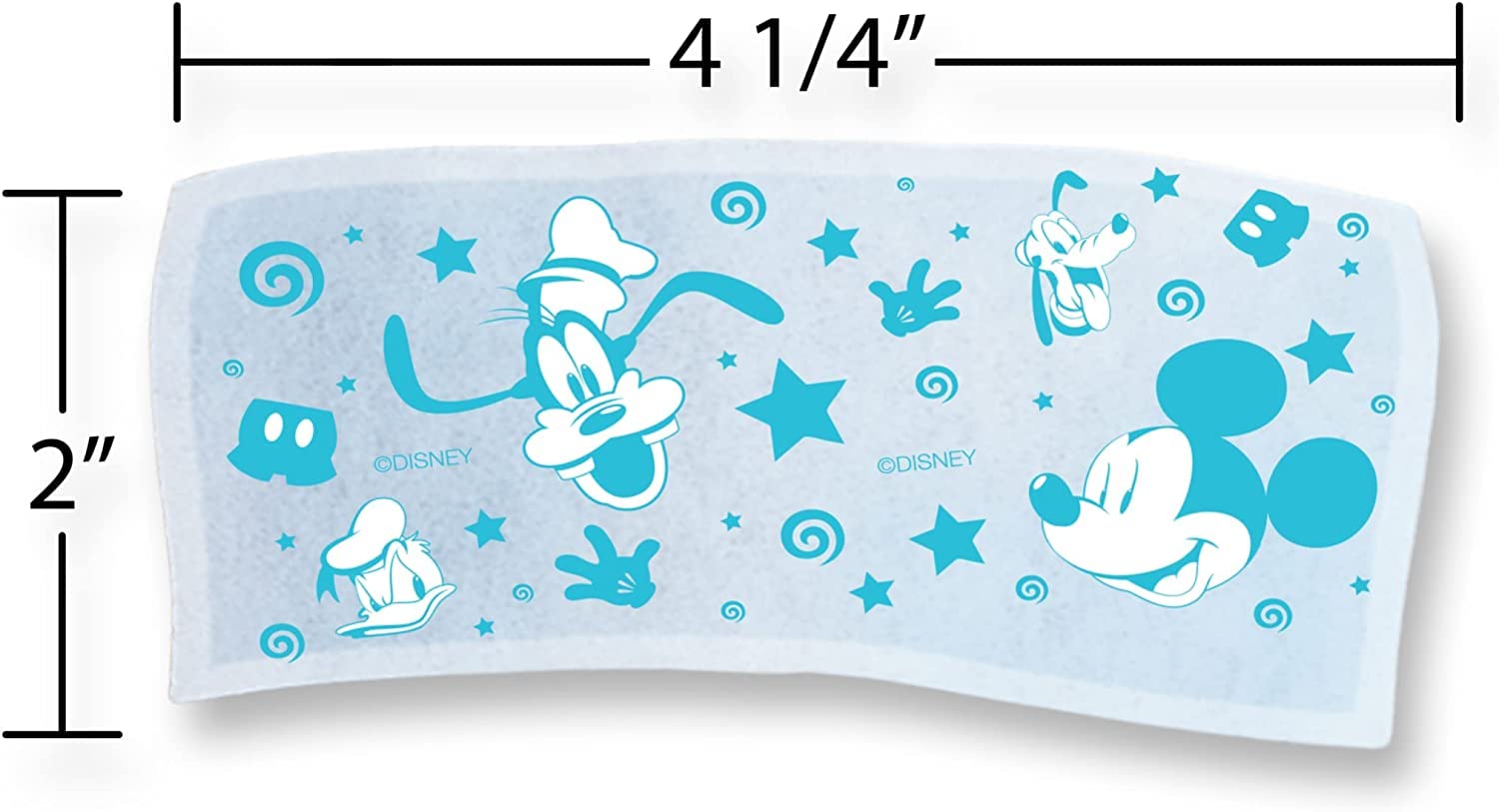 BeKoool Soft Gel Sheets for Kids, White, 4 Count (Pack of 12)