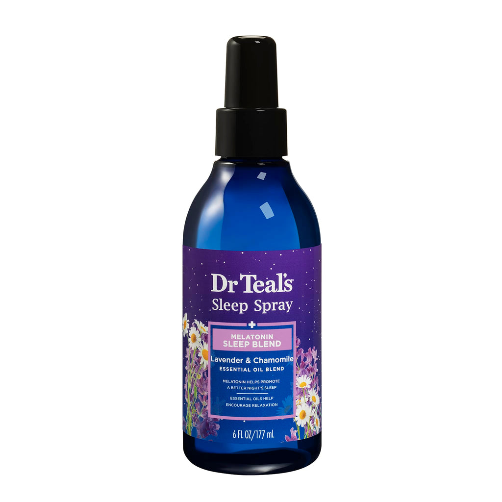 Dr Teals Sleep Spray with Melatonin & Essential Oil Blend, 6 fl oz ...