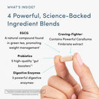 Nucific® Bio-X4 4-in-1 Weight Management Probiotic Supplement, 90 Count