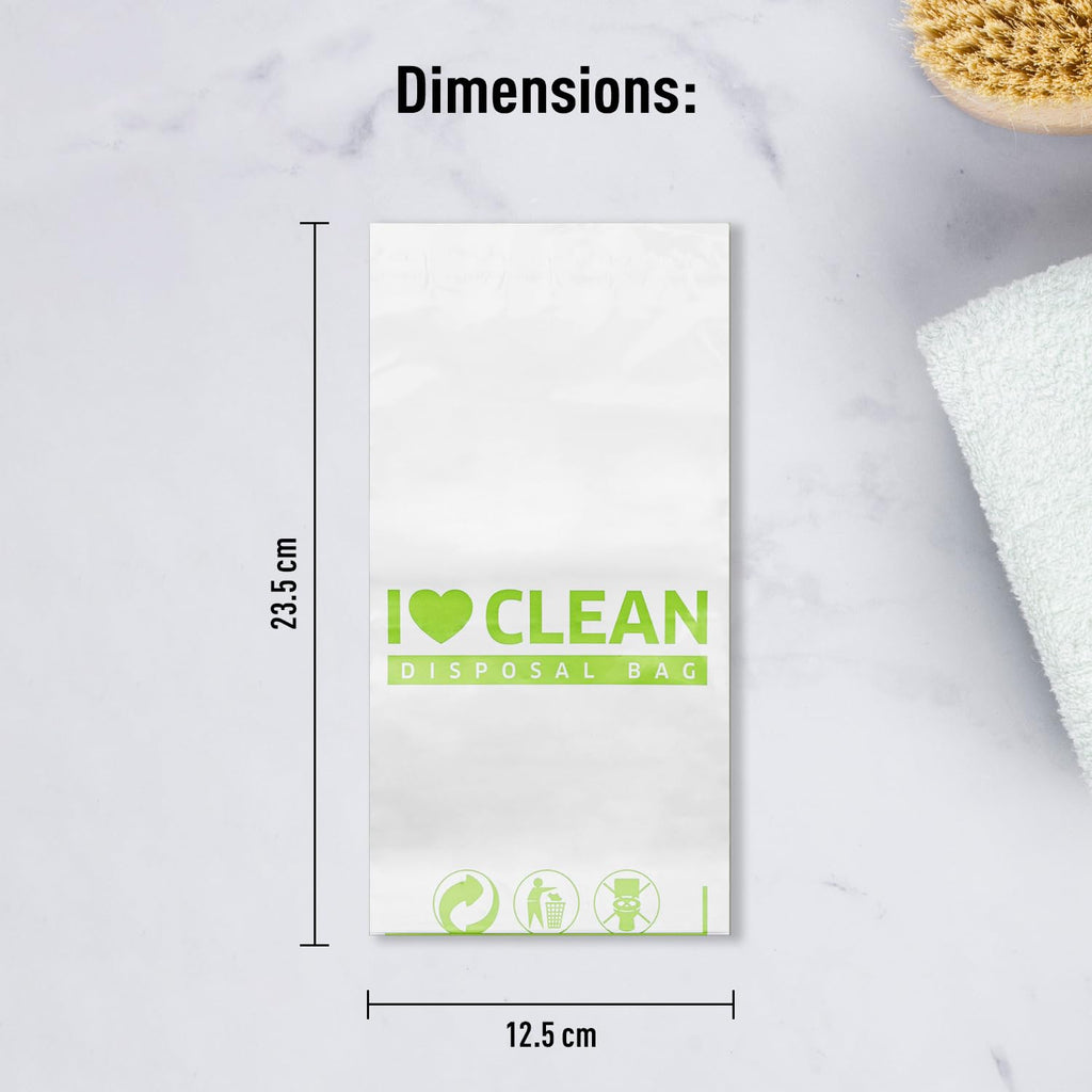 Sirona Sanitary Disposal Bags - 45 | Leakproof, Odor-Concealing Disposal for Tampons, Pads, Liners & More | Hygienic & Travel-Fr