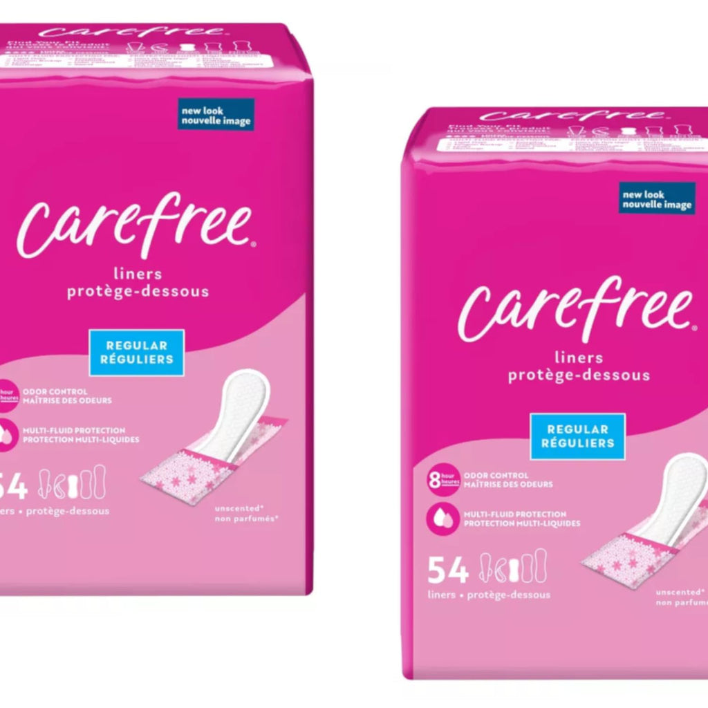 Carefree Acti-Fresh Regular 54 Ct. Unscented 2pk