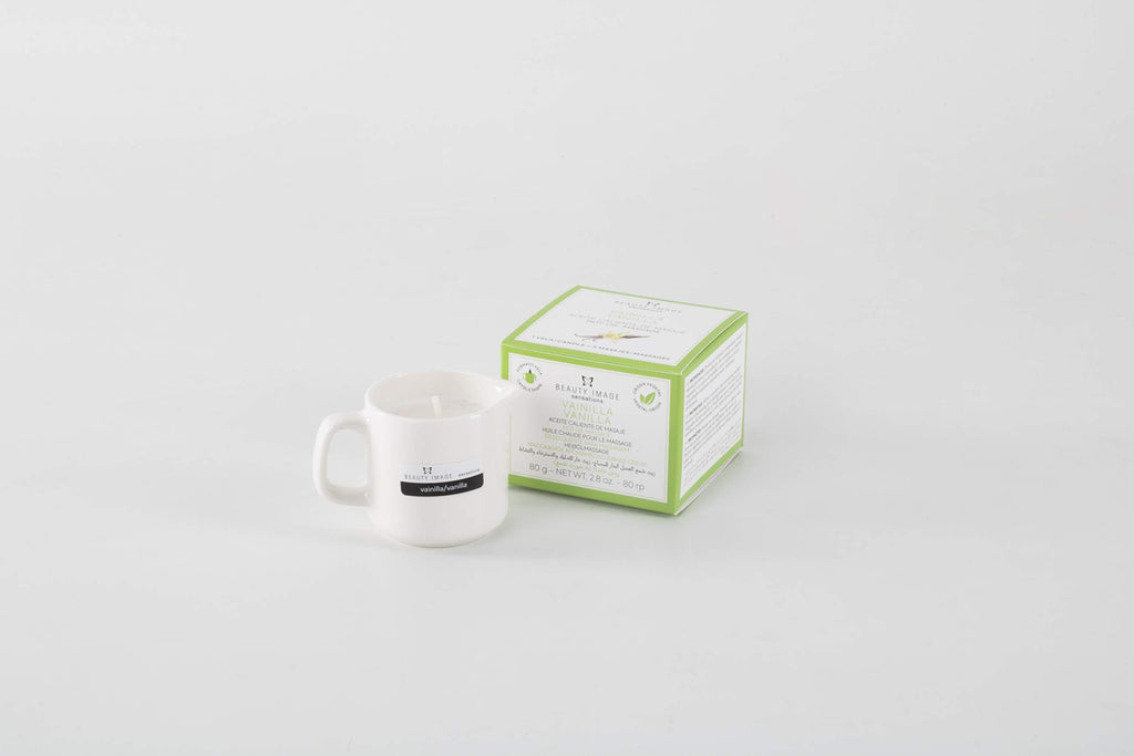 Beauty Image Vanilla Hot Oil Body Massage Candle