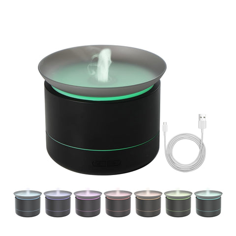 Essential Oil Diffusers, 200ml Aromatherapy Diffuser with Auto Shut-Off Function, Cool Mist Humidifier with 2 Modes, Small Diffu