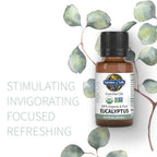Garden of Life Essential Oil, Eucalyptus USDA Organic & Pure, Undiluted & Non-GMO for Diffuser, Aromatherapy, Meditation, Clarit