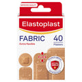 Elastoplast Fabric Extra Flexible Breathable 40 Plasters/Water Repellent (Packaging May Vary)