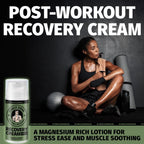Coach Soak Magnesium Cream with MSM in Pump Bottle - Natural Recovery Cream with Magnesium Chloride & Menthol - Fast-Absorbing f