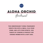 Capri Blue Reed Diffuser Set - 8 Fl Oz - Aloha Orchid - Comes with Reed Diffuser Sticks, Fragrance Oil, and Glass Bottle Oil Dif