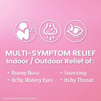 HealthA2Z Allergy Relief | Diphenhydramine HCL 25mg | Antihistamine | Relief from Itchy Throat, Sneezing, Runny Noses | Indoor &