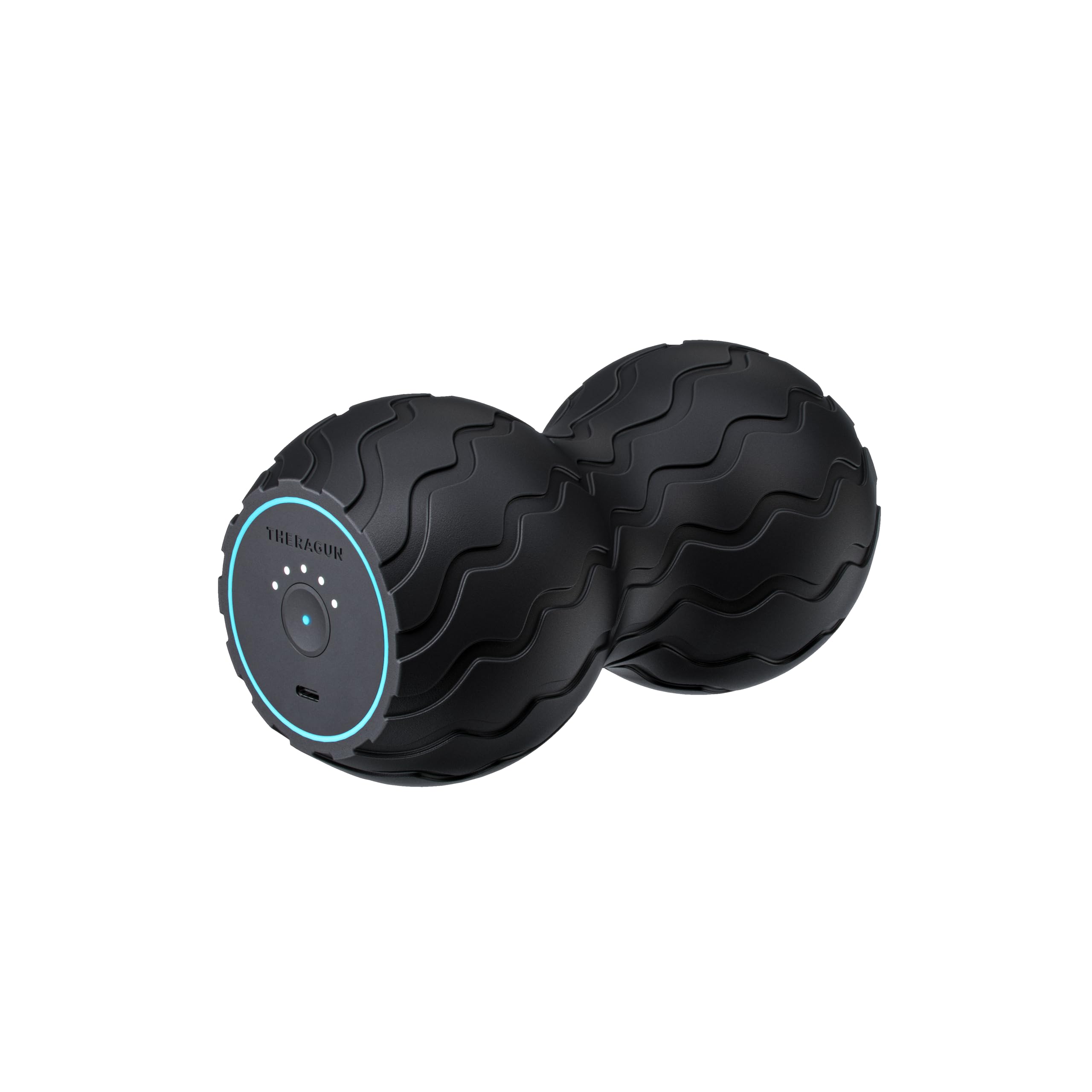 TheraGun Therabody WaveDuo - Ergonomically Contoured Foam Roller - Bluetooth Enabled Muscle Roller for Your Back, Neck & Spine w