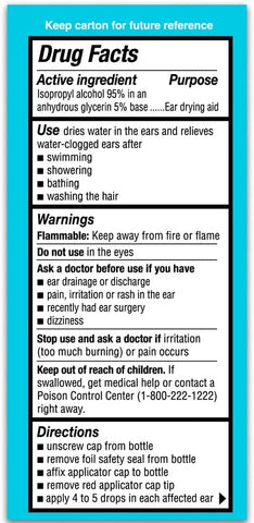 Auro-Dri Ear Water-Drying Aid 1 FL OZ (Pack of 6)