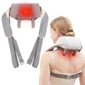 Fronnor Neck Massager with Heat Function Wireless Portable Neck Shoulder Massager,2 Modes 2 Levels Massager Women Men Gift-Home,