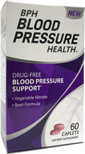 BPH Blood Pressure Health Vegetarian with Beets, 60 Caplets (Pack of 2)