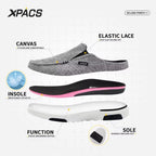 XPACS Cushioned Hanging Out Loafers for Outside and House, Shock Absorber Diabetic Recovery Slip On Shoes with Arch Support, Non