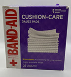 Johnson & Johnson Red Cross Gauze Pads 4x4 in - 25 ct, Pack of 2