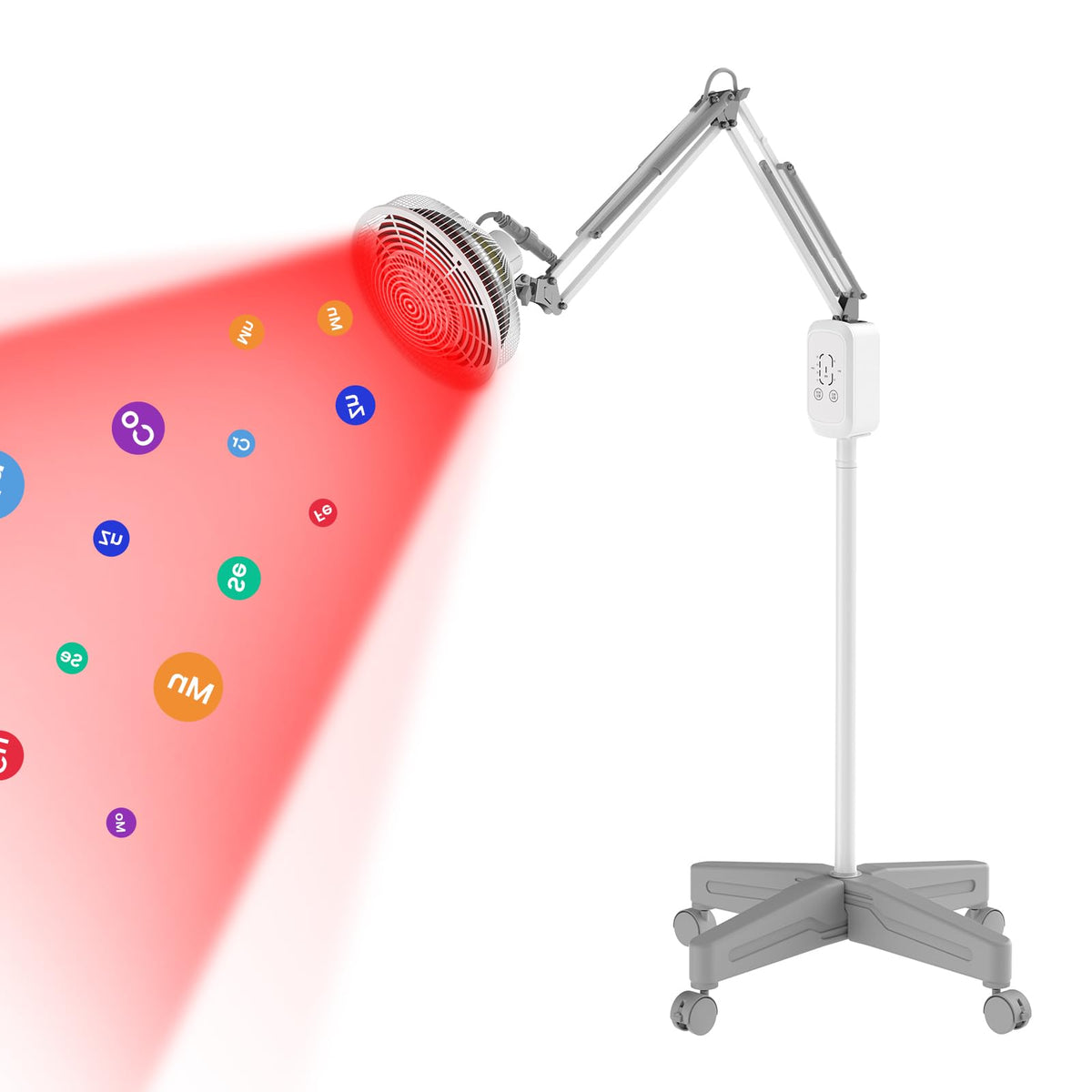 YUNCHI 2 in 1 TDP Infrared Red Therapy with Base, 2 in 1 Infrared Heat Device