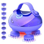Viuyougor Scalp Massager - Electric, Portable Head Massager for Hair Growth, Waterproof, 3 Speed Modes & 8 Massage Claws