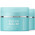 Vigority Vulva Balm Vaginal Moisturizer for Women 2-pack: Intimate Skin Care Relieves Dryness, Itch, Odor & Irritation - Menopau