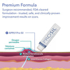 Biodermis Pro-SIL Silicone Scar Gel Stick - Scar Reduction Care for Surgical, Acne, Trauma Scars & Burns - Safe for Children, Me