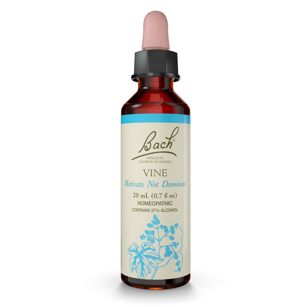 Bach Original Flower Remedies, Vine - Motivate Not Dominate - Natural Homeopathic Flower Essence for Emotional Balance - Vegan, 