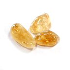 1 X Set of 3 Citrine Stones Gemstones Crystals
