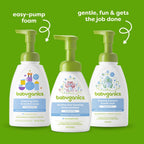 BabyGanics Alcohol-Free Foaming Hand Sanitizer, Pump Bottle, Fragrance Free, 8.45 oz, 3 Pack