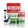 Waxed Body Wax Powder For Women Waxing Set | Instant Hair Removal | Papaya Enzyme Activator | Full Body Wax | 100G Powder + 100M