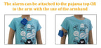 DRYEASY Bedwetting Alarm with Volume Control, 6 Selectable Sounds and Vibration