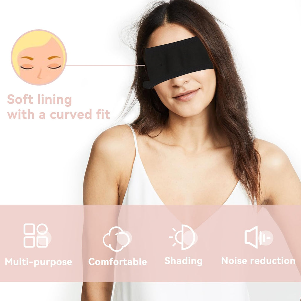 Agatige Sleep Ear Muffs, Soundproof Sleep Earmuff Headband Sleeping Noise Cancelling Ear Wrap Muffs Winter Women Sleep Mask for