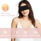 Agatige Sleep Ear Muffs, Soundproof Sleep Earmuff Headband Sleeping Noise Cancelling Ear Wrap Muffs Winter Women Sleep Mask for