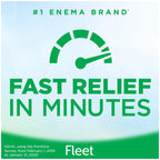 Fleet Laxative Saline Enema for Constipation | 4.5 fl oz | Pack of 6